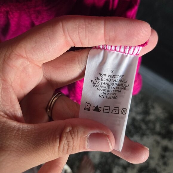 Magenta Sea Swimwear Cover-Up Size XL - Picture 4 of 4